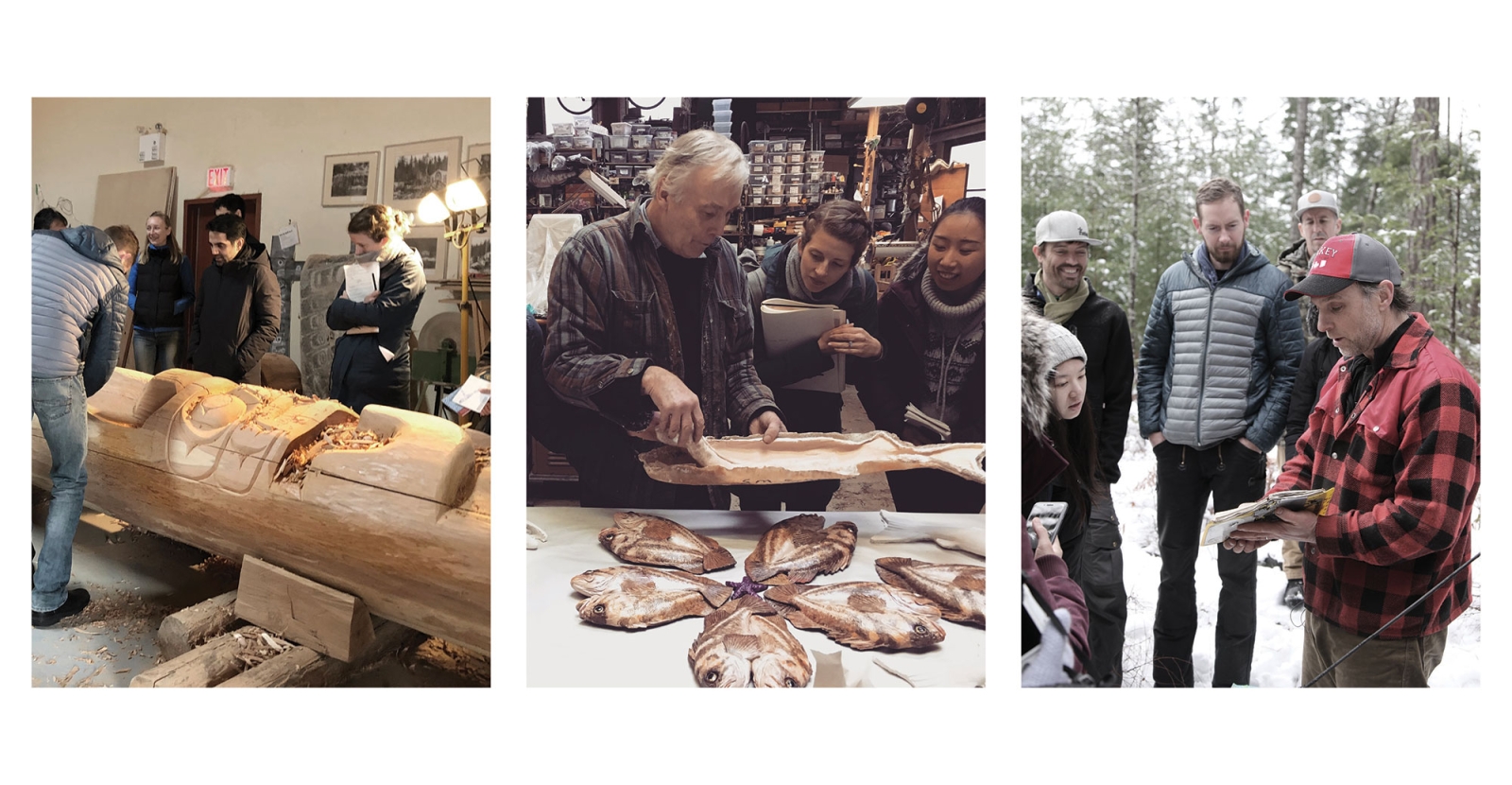 Students interview artists and innovators on Quadra Island, B.C.