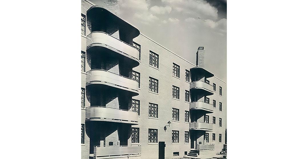 Newly constructed Trumbull Park Homes, Chicago, 1937